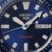 Seiko 5 Sports SKX Automatic Blue Dial Silver Steel Strap Watch for Men - SRPL83K1