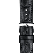 Tissot PR 100 Black Dial Black Leather Strap Watch for Men - T150.410.16.051.00