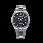 Citizen Tsuyosa Automatic Black Dial Silver Steel Strap Watch for Men - NJ0151-53E