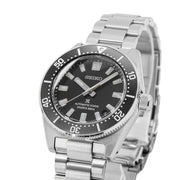 Seiko Prospex 1965 Heritage Divers Automatic Black Dial Silver Steel Strap Watch for Men - SPB453J1