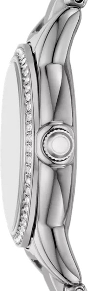 Emporio Armani Mia Mother of Pearl Dial Silver Steel Strap Watch for Women - AR11669