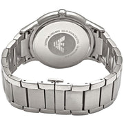 Emporio Armani Renato Blue Dial Silver Steel Strap Watch for Men - AR11180