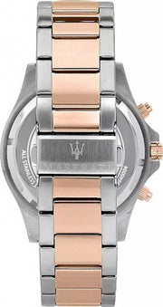 Maserati SFIDA Chronograph Grey Dial Two Tone Steel Strap Watch for Men - R8873640021