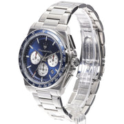 Maserati Velocità Chronograph Blue Dial Silver Steel Strap Watch for Men - R8873652005