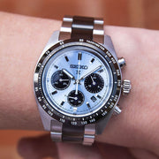 Seiko Prospex Speedtimer Solar Chronograph Limited Edition Blue Dial Two Tone Steel Strap Watch for Men - SSC909