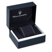 Maserati Tradizione Chronograph Black Dial Silver Steel Strap Watch for Men - R8873646004