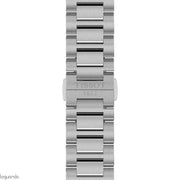 Tissot PRC 100 Solar Quartz Blue Dial Silver Steel Strap Watch for Men - T151.422.11.041.00
