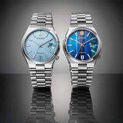 Citizen Tsuyosa Automatic Turquoise Blue Dial Silver Steel Strap Watch for Men - NJ0151-53L