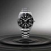 Seiko Prospex 1965 Heritage Divers Automatic Black Dial Silver Steel Strap Watch for Men - SPB453J1