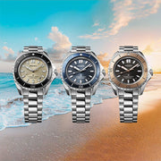 Seiko Prospex Polygonal Divers Automatic Blue Dial Silver Steel Strap Watch for Men - SPB483J1