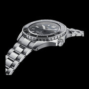 Seiko Prospex Polygonal Divers Automatic Blue Dial Silver Steel Strap Watch for Men - SPB483J1