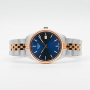 Tissot Ballade Quartz Blue Dial Two Tone Steel Strap Watch for Men - T156.410.22.041.00