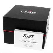 Tissot PRC 100 Solar Quartz Black Dial Black Leather Strap Watch for Men - T151.422.36.051.00