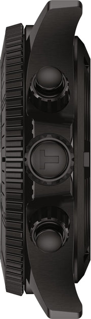 Tissot Seastar 1000 Chronograph Black Dial Black Rubber Strap Watch for Men - T120.217.37.061.00