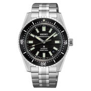 Seiko Prospex 1965 Heritage Divers Automatic Black Dial Silver Steel Strap Watch for Men - SPB453J1