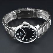 Tissot T-Sport Gent XL Black Dial Silver Steel Strap Watch for Men - T116.410.11.057.00