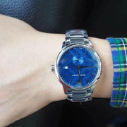 Burberry Classic Blue Dial Silver Steel Strap Watch for Men - BU10007