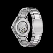 Citizen Mechanical Automatic Light Blue Dial Silver Steel Strap Watch for Men - NJ0191-83L