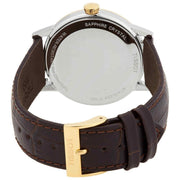 Tissot Classic Dream Ivory Dial Brown Leather Strap Watch for Men - T129.410.26.263.00