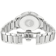 Emporio Armani Renato Blue Dial Silver Steel Strap Watch for Men - AR11180