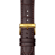 Tissot Classic Dream Ivory Dial Brown Leather Strap Watch for Men - T129.410.26.263.00