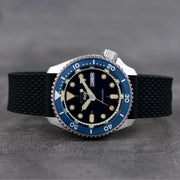Seiko 5 Sports SKX Automatic Blue Dial Blue Silicone Strap Watch for Men - SRPD71K2