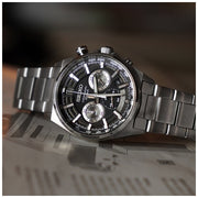 Seiko Conceptual White Dial Silver Steel Strap Watch for Men - SSB397P1