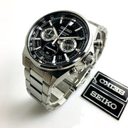 Seiko Conceptual White Dial Silver Steel Strap Watch for Men - SSB397P1