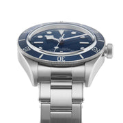 Tudor Black Bay Blue Dial Silver Steel Strap Watch for Men - 79030B-0001