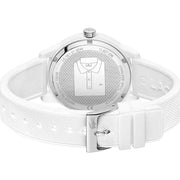 Lacoste 12.12 White Dial White Rubber Strap Watch for Men - 2011130