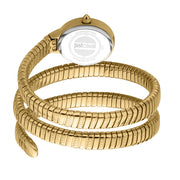 Just Cavalli After Party Green Dial Gold Steel Strap Watch for Women - JC1L269M0035