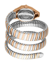 Just Cavalli Lunara Silver Dial Two Tone Steel Strap Watch for Women - JC1L397M0075