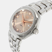 Tag Heuer Link Quartz Brown Dial Silver Steel Strap Watch for Women - WBC131E.BA0649