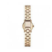Marc Jacobs Amy Dinky White Dial Gold Steel Strap Watch for Women - MBM3226