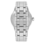 Maurice Lacroix Aikon Date Quartz Green Dial Silver Steel Strap Watch for Men - AI1108-SS002-630-1