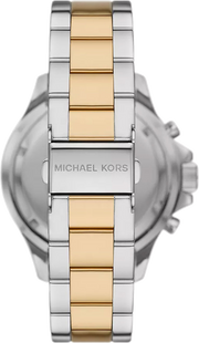 Michael Kors Everest Chronograph Black Dial Two Tone Steel Strap Watch For Women - MK7209