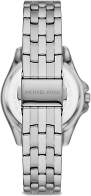 Michael Kors Pilot Quartz Silver Dial Silver Steel Strap Watch For Women - MK7368