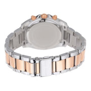 Michael Kors Blair Chronograph Black Dial Two Tone Steel Strap Watch For Women - MK6093