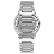 Mido Commander II Automatic Chronometer Blue Dial Silver Steel Strap Watch For Men - M021.431.11.041.00