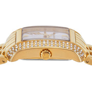 Michael Kors Emery Pave Double Wrap White Dial Gold Steel Strap Watch for Women - MK4833
