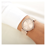 Michael Kors Darci Rose Gold Dial Rose Gold Steel Strap Watch for Women - MK3431