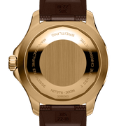 Breitling Superocean Automatic 44 Brown Dial Brown Rubber Strap Watch for Men - N17376201Q1S1