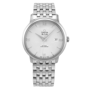 Omega De Ville Prestige Co-Axial Silver Dial Silver Steel Strap Watch for Men - 424.10.40.20.02.003