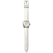 Gucci G-Timeless Mother of Pearl White Dial White Leather Strap Watch For Women - YA126597
