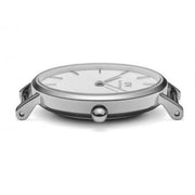 Daniel Wellington Petite Sterling White Dial Silver Mesh Bracelet Watch For Women - DW00100164