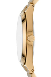 Michael Kors Channing Quartz Gold Dial Gold Steel Strap Watch For Women - MK6623