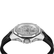 Philipp Plein Octagon Silver Dial Black Silicone Strap Watch for Men  - PWTBA0123
