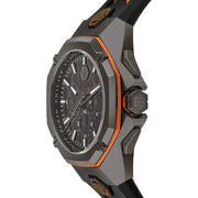 Philipp Plein Hyper Sport Chronograph Black Dial Two Tone Silicone Strap Watch for Men - PWTBA0523