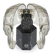 Philipp Plein Octagon Black Dial Black Silicone Strap Watch for Men - PWTBA0623