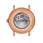 Tissot Carson Premium Powermatic 80 White Dial Brown Leather Strap Watch For Men - T122.407.36.031.00